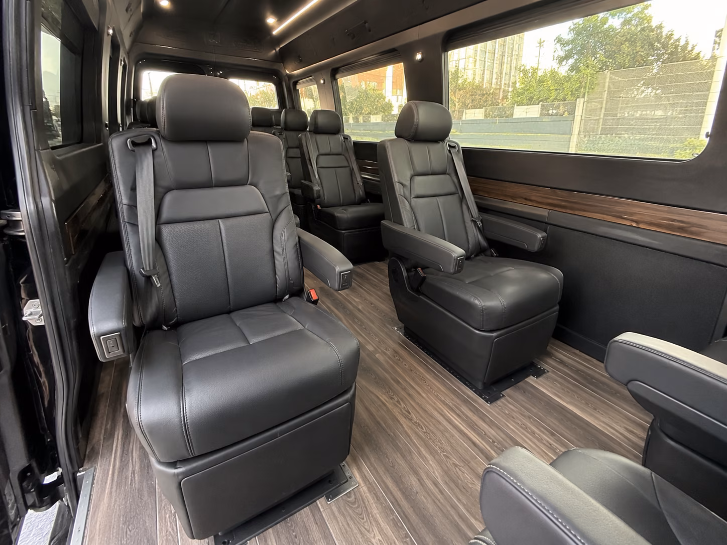 west jordan 10 passenger sprinter van interior