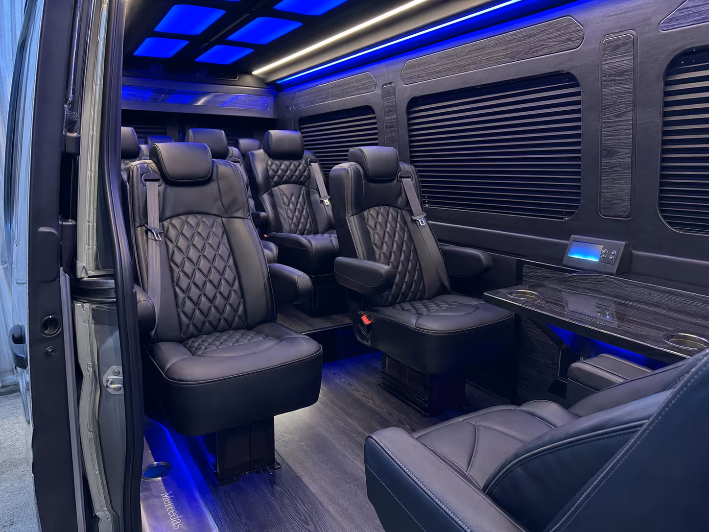 west jordan 12 passenger sprinter van interior