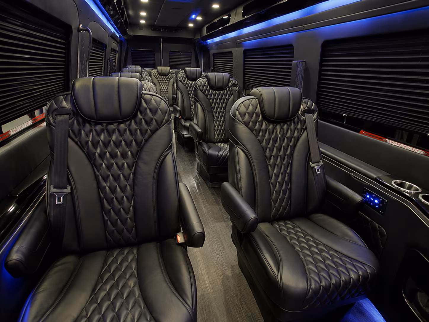 west jordan 15 passenger sprinter van inside