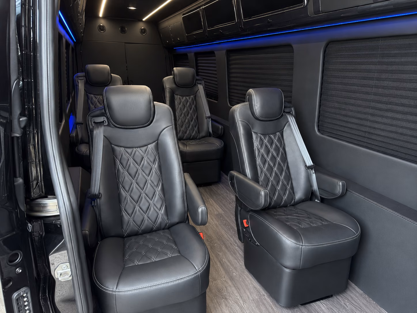 west jordan 20 passenger sprinter van inside