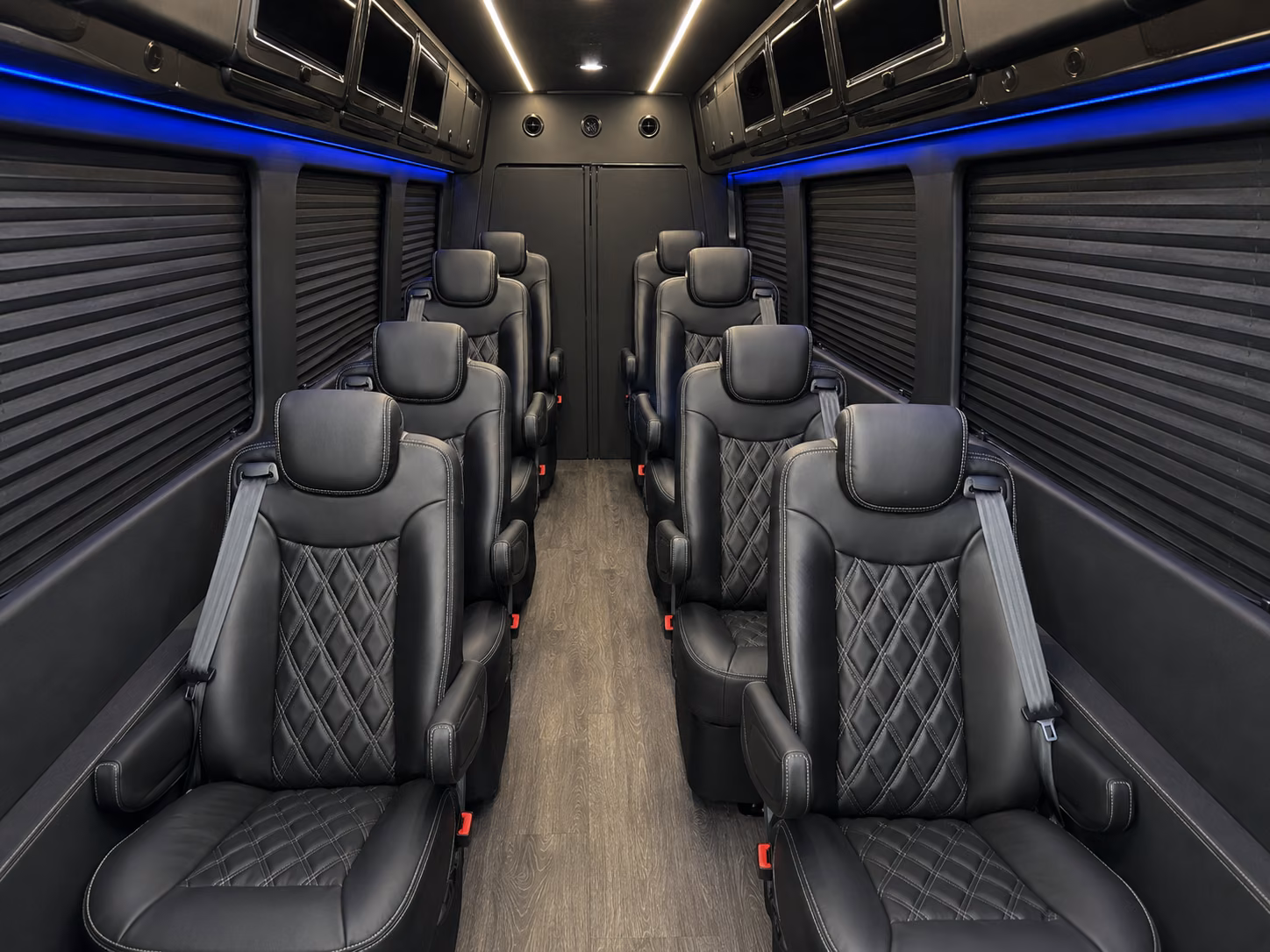 west jordan 8 passenger sprinter van interior