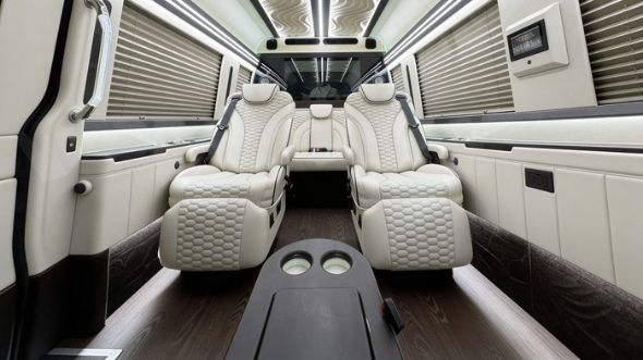 west jordan 8 passenger sprinter van interior